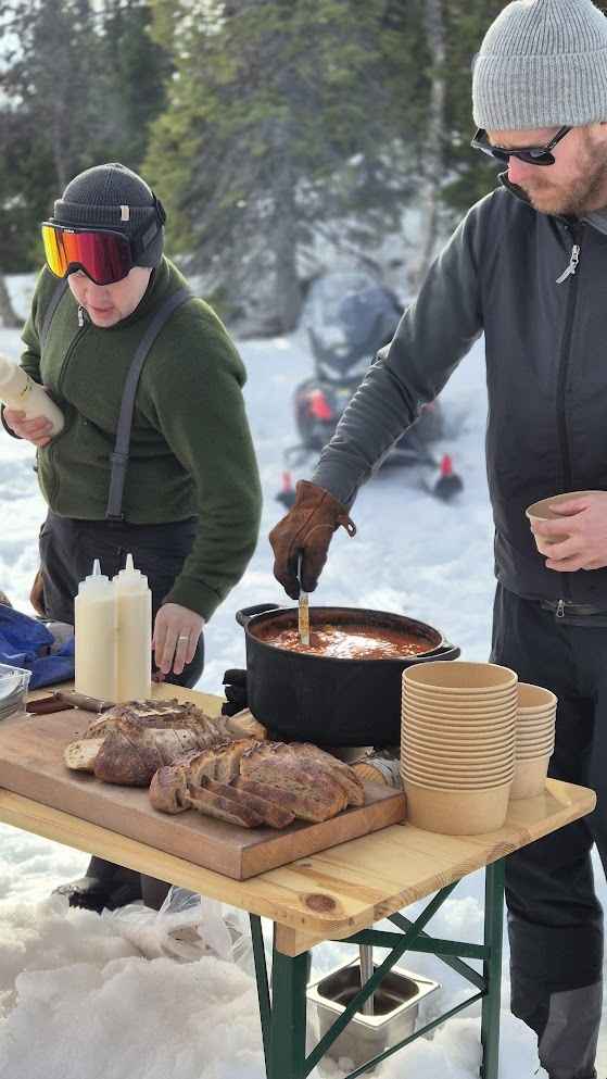 Hållfjället lunch outdoor