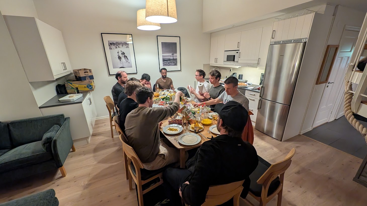 Taco dinner in Trillevallen