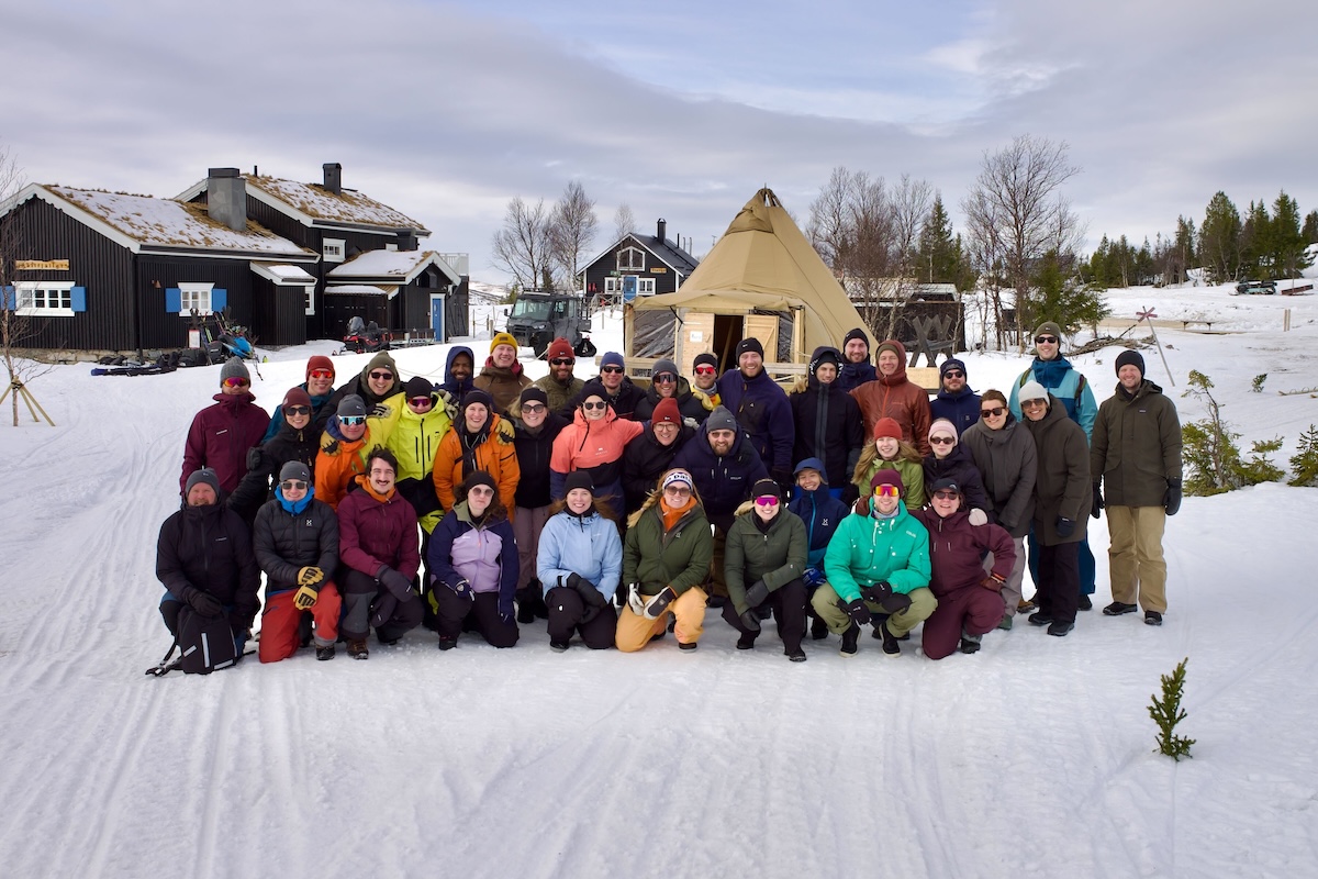 84codes team in front of Hållfjället